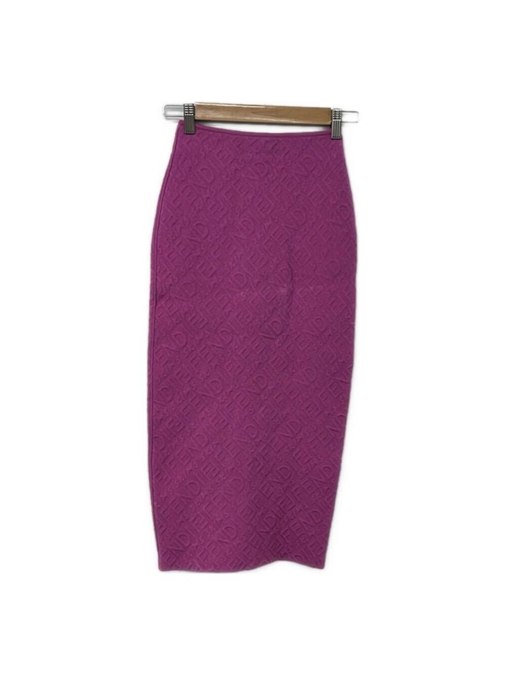 Fendi Rollskirt S Pink Long Knit Skims Sweater